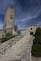 Treppenaufgang zum Turm von Chambles