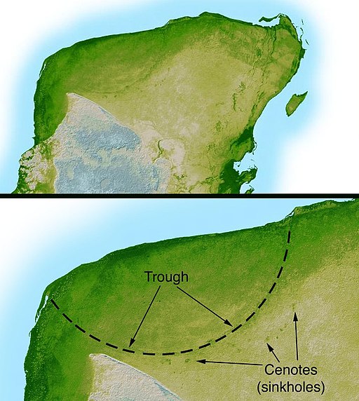 Chicxulub radar topography