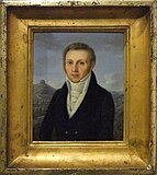 Hofrat Christian von Kieser (Öl auf Leinwand, kleinformatig, undatiert, um 1810)