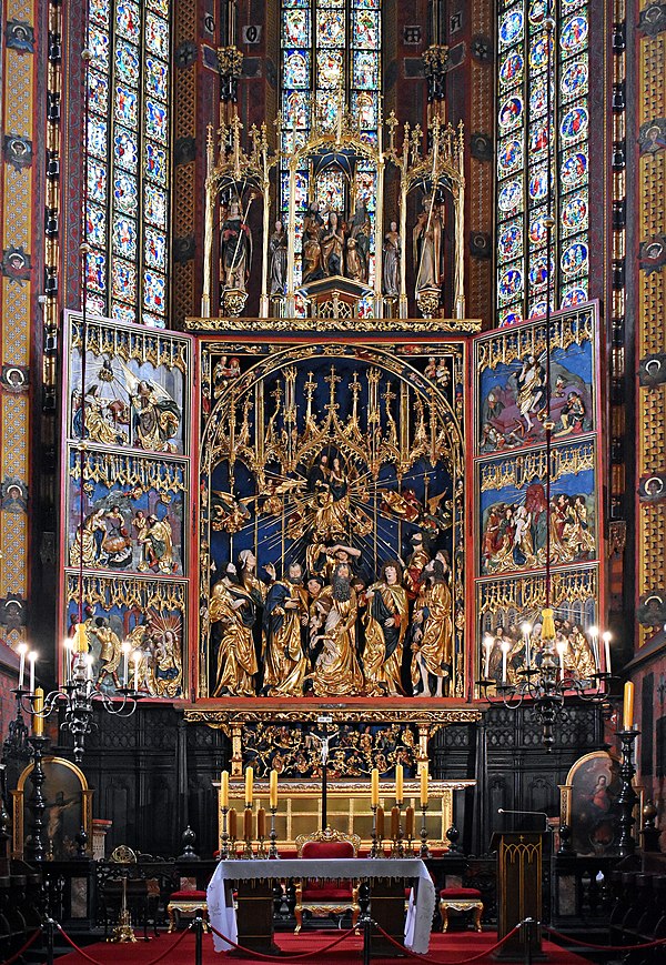 Veit Stoss altarpiece in Kraków