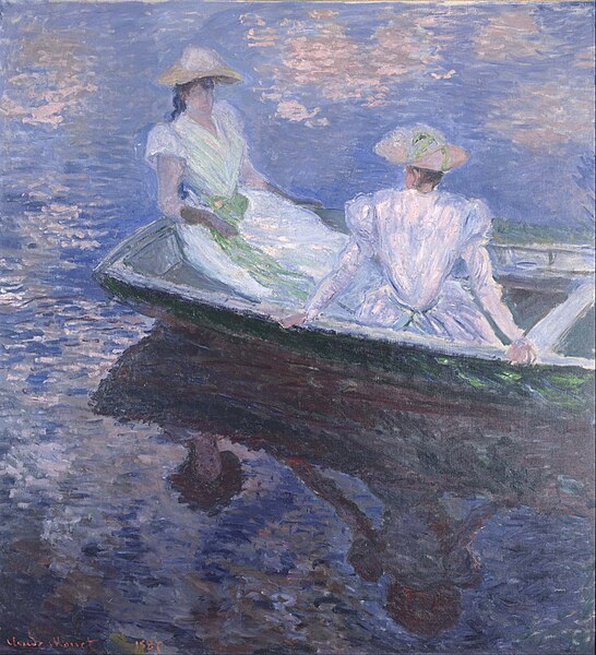 File:Claude Monet - On the Boat - Google Art Project.jpg