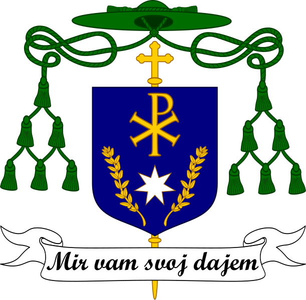 File:Coat of Arms of Bishop Tomo Vukšić.svg