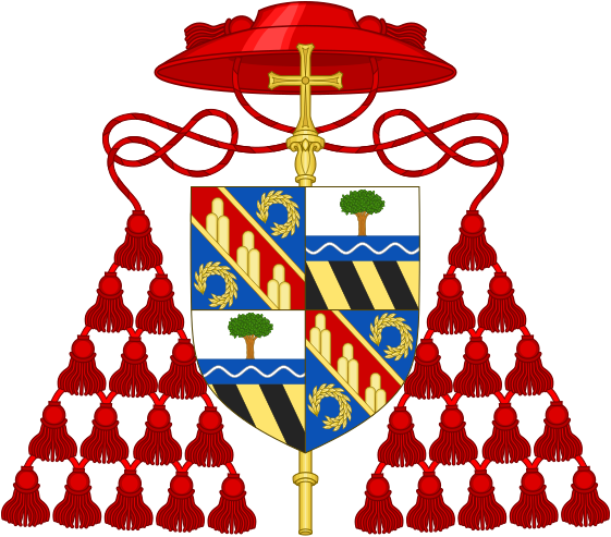 File:Coat of Arms of Cardinal Fulvio Giulio della Corgna.svg