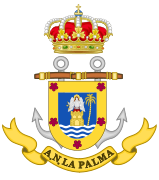 Escudo de la Ayudantía Naval de La Palma Fuerza de Acción Marítima (FAM)