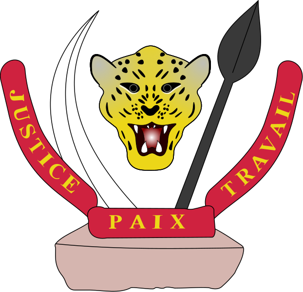 File:Coat of arms of the Democratic Republic of the Congo (black spear).svg