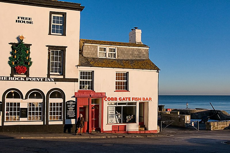 File:Cobb Gate Fish Bar ~ Lyme Regis - geograph.org.uk - 1705254.jpg