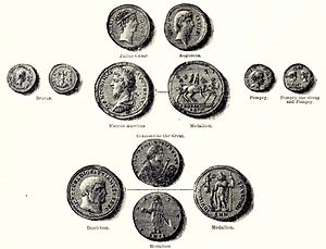 Coins of the Roman Republic and Empire from Cassell's History of England, Vol. I Coins of the Roman Replic and Empire - from Cassell's History of England, Vol. I - anonymous author and artists.jpg