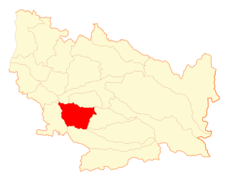 Location of the Bulnes commune in the Biobío Region