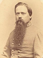 Fitzhugh Lee was elected colonel of 1st Virginia Cavalry in elections mandated by the First Conscription Act. Confederate cavalry general Fitzhugh Lee (cropped).jpg