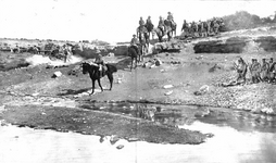 Convoi de soldats espagnols blessés dans la guerre du Rif (1913).