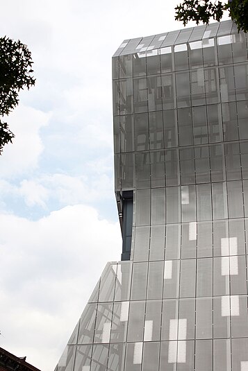 Detail of 41 Cooper Square designed by Morphosis. Cooper-union-side.jpg