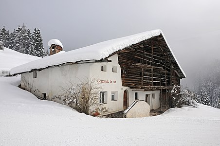 Historical frmhouse in the Dolomites