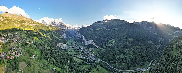 Lauterbrunnen Valley and Wengen 110622