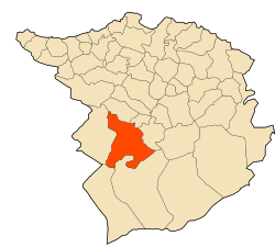 Location of Beni Snous بني سنوس‎