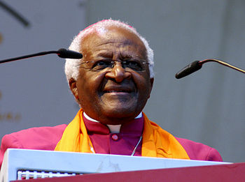 Desmond Tutu 2007 at the Deutscher Evangelisch...