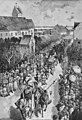 File:Die Gartenlaube (1896) b 0305.jpg (S) Aufzug des Groppenkönigs beim Frühlingsfest in Ermatingen Nach einer Originalzeichnung von M. Annen