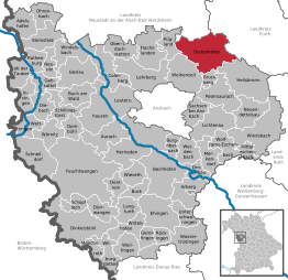 Kaart van Dietenhofen