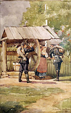 „Застенчивая девица“, 1891, частное собрание