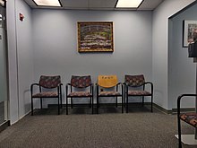 Sala d'attesa di uno studio medico