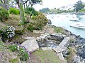 Un lavoir en bordure de la ria de Doëlan (rive droite).