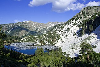 Above Dolno (Lower Vaslashko Lake, Pirin Mountain, Bulgaria