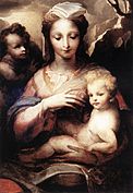 Madonna met Christuskind en Johannes de Doper