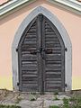 Čeština: Dveře kostela sv. Jakuba v Drahoňově Újezdě. Okres Rokycany, Česká republika. English: Door of the church of St. Jakob in Drahoňův Újezd, Rokycany District, Czech Republic.