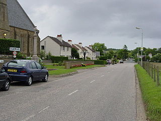 Duffus village in United Kingdom