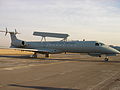 Embraer E-99 en plataforma.