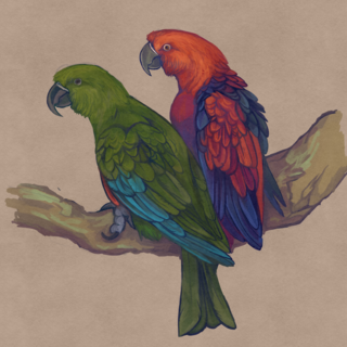 <span class="mw-page-title-main">Oceanic eclectus parrot</span> Extinct species of bird