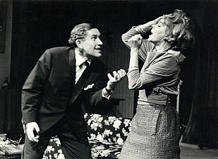 Avec Duša Počkaj dans Qui a peur de Virginia Woolf ? d'Edward Albee en 1969