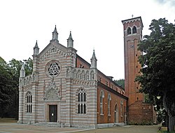 Novogotický kostel Panny Marie v Dubí navrhl italský architekt Bigaglia v benátském stylu