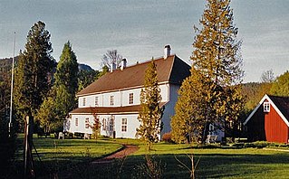 Eidsfoss village in Norway