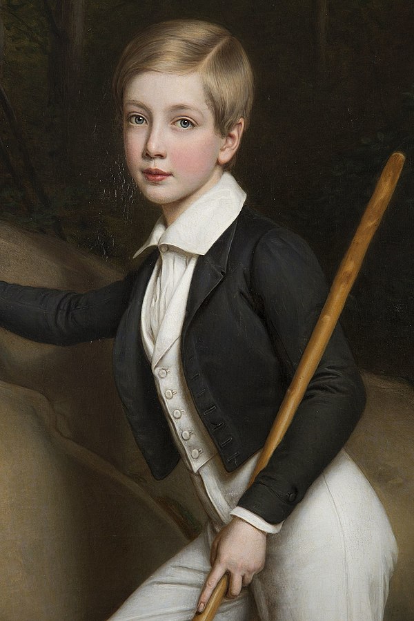 Maximilian as a boy, 1838, by Joseph Karl Stieler