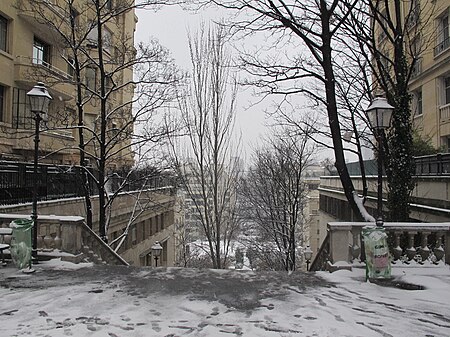 Escalier Raynouard Passy