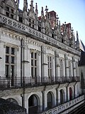Fachada del ala Carlos VIII al castillo de Amboise