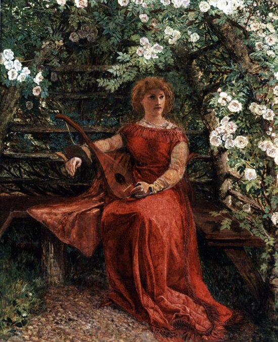 Fair Rosamund in her Bower by William Bell Scott (after 1854)