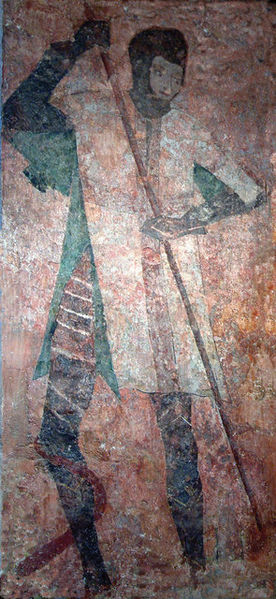 File:Farleigh Hungerford Castle wall painting.jpg