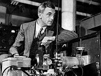 Felix Bloch, physics professor, 1952 Nobel laureate for his work at Stanford Felix Bloch 1950s.jpg