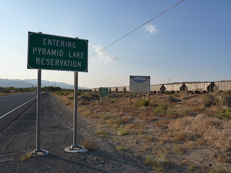 File:Fernley, Nevada, Entering Pyramid Lake Reservation - panoramio.jpg