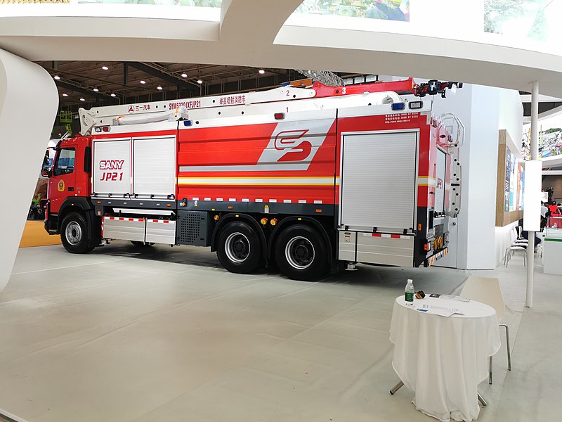 File:Fire truck of Sany 2021052001.jpg