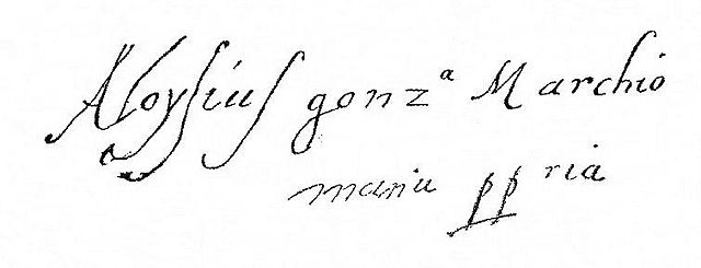 signature de Louis-Alexandre de Castiglione