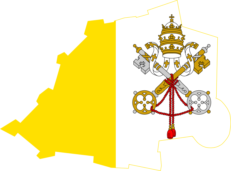 File:Flag map of Vatican City.svg