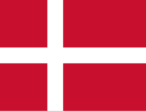 Flagge Dänemarks (https://commons.wikimedia.org/wiki/File:Flag_of_Denmark.svg)