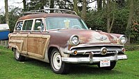 1954 Ford Country Squire, the same year and model of the Martins' car Ford Country Squire mfd 1954 5700cc.JPG