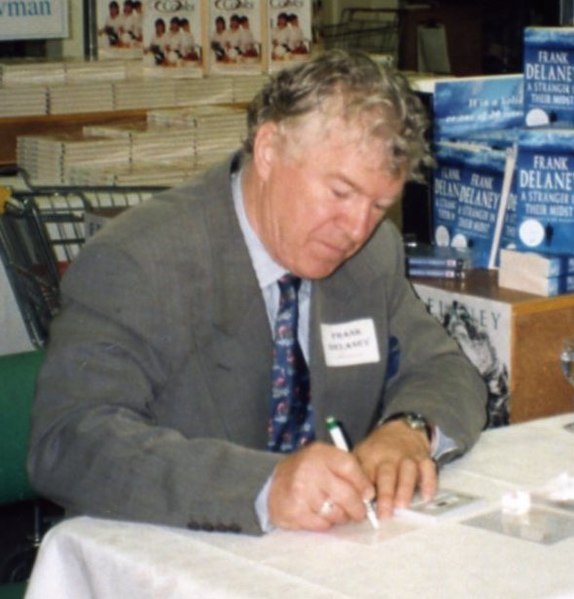 File:Frank Delaney at book signing.jpg