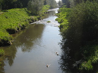 Rotach River in Germany