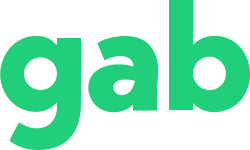 Gab text logo.svg