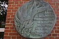 Gedenktafel zum Brand der Synagoge