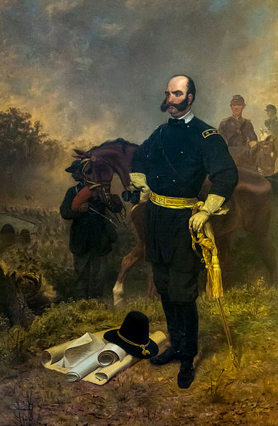 File:General Ambrose Burnside at Antietam by Leutze.jpg